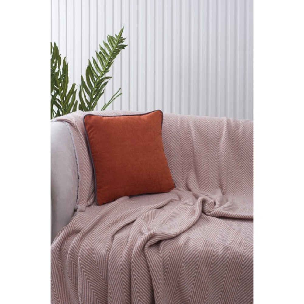 Özsay Home Turuncu Panorama Gri Biyeli Kırlent Kılıfı 45x45 - 3 Farklı Biye Seçeneğiyle! - 45 x 45 cm Kırlent / Mobilya Yastığı Fiyatı