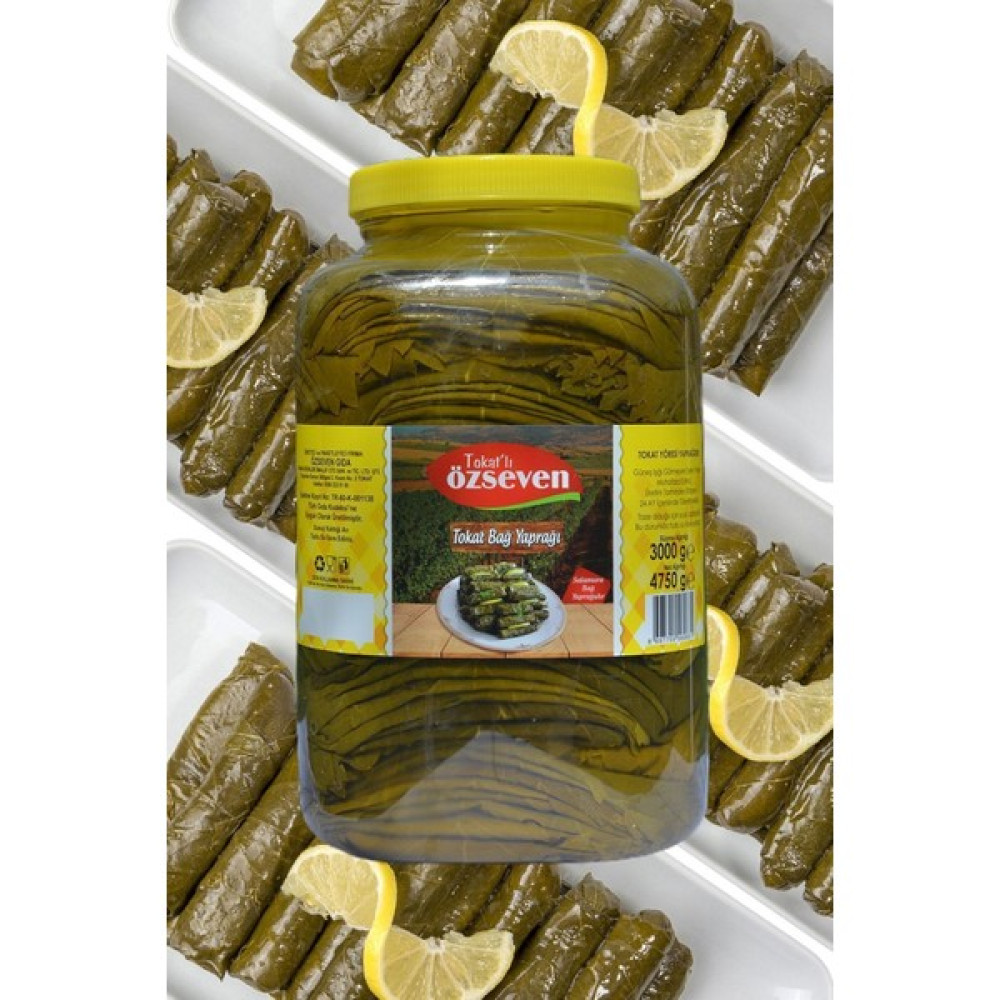 Özseven Tokat Salamura Bağ Yaprağı NET:4750GR-TOKAT Yaprağı - 5 kg Konserve Fiyatı