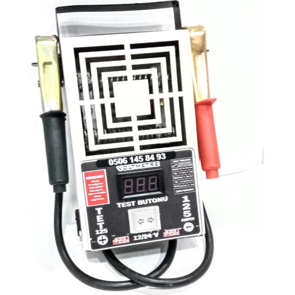 öztürk 6-12-24 Volt 125 Amper Akü Test Tuğra Tet 125 Profesyonel Akü Şarj Edici Fiyatı