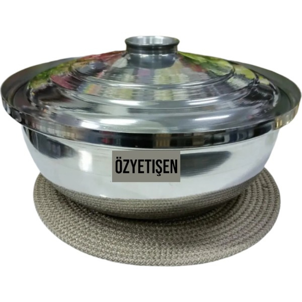 Özyetişen Metal Helvane Tencere Kapaklı 60 cm Alüminyum Tencereler Fiyatı
