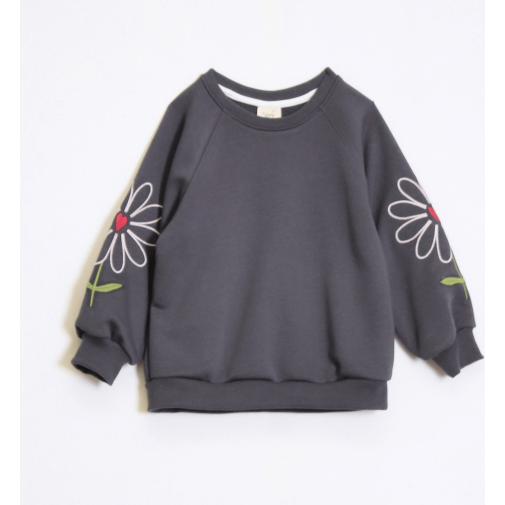 Ozzy Kids Kız Çocuk Kolları Nakış Deteylı Sweatshirt Giyim & İç Giyim Fiyatı