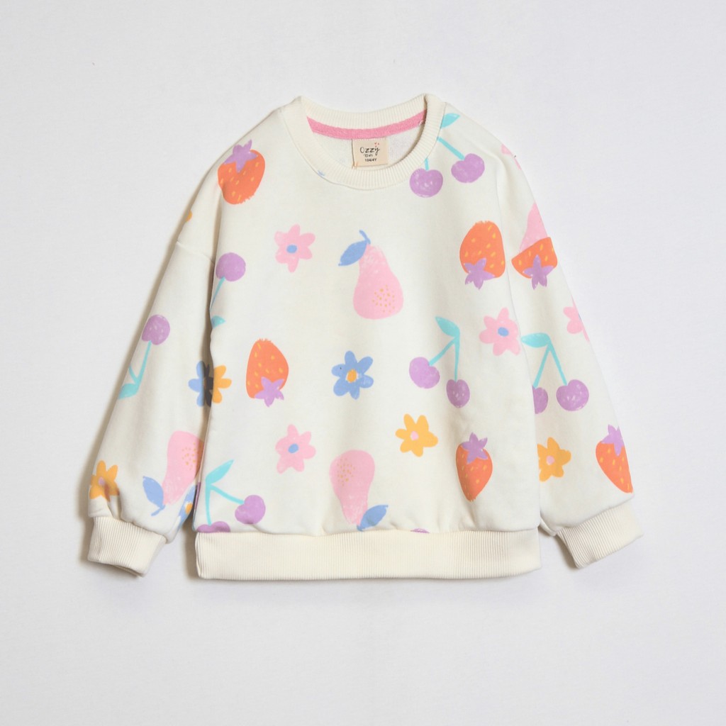 Ozzy Kids Kız Çocuk Meyve Desenli Sweatshirt Giyim & İç Giyim Fiyatı