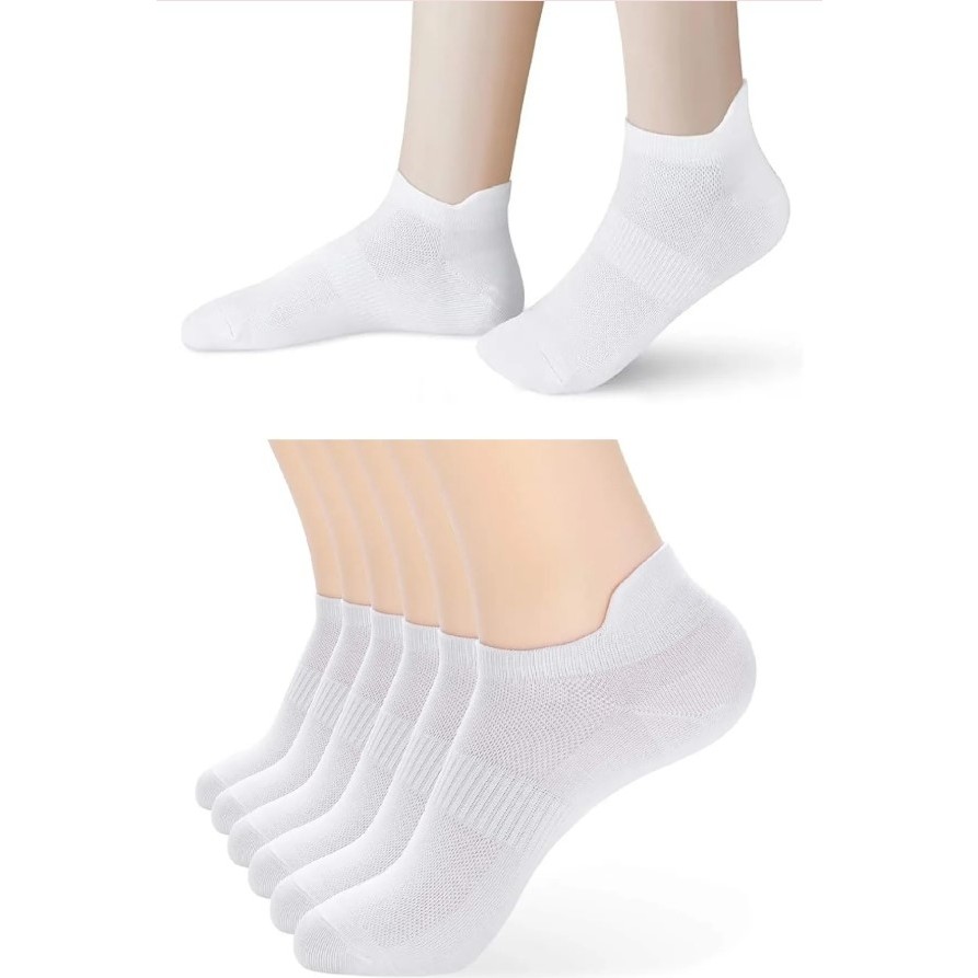 Ozzy Socks 6 Çi̇ft Logosuz Beyaz Arkasi Çekmeli̇ Pamuklu Teni̇s Pati̇k - 40 - 44 Çorap (Outdoor) Fiyatı