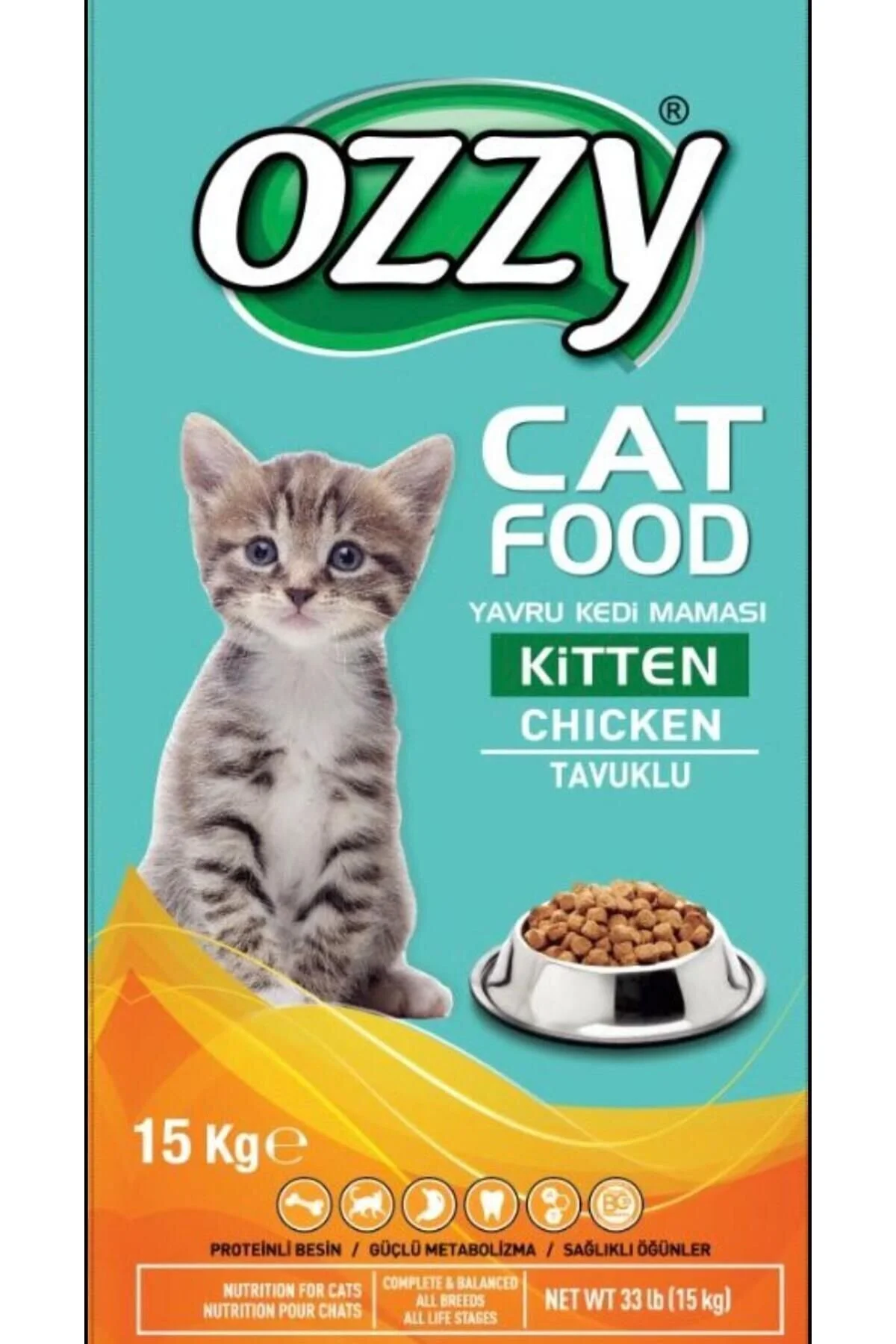 Ozzy Tavuklu Yavru Kedi Maması 15 Kg." Evcil Hayvan Ürünleri Fiyatı