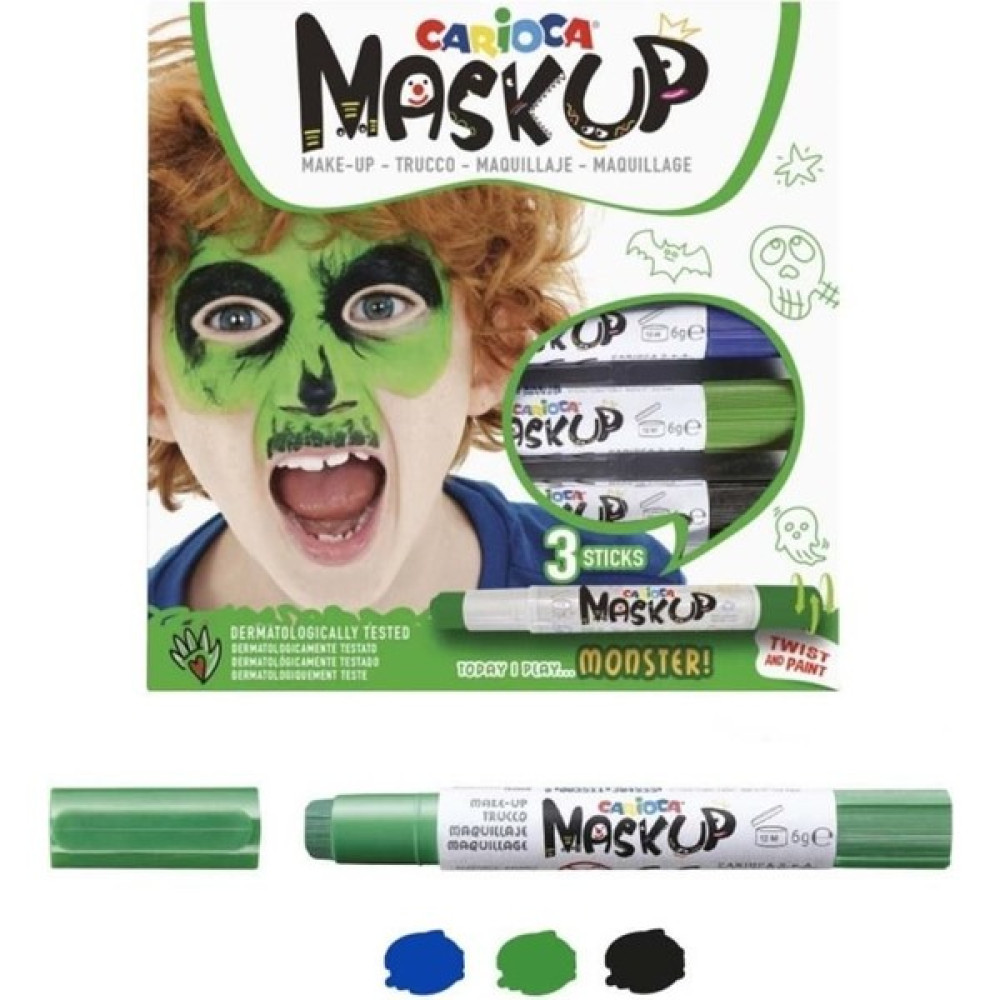 P3M Nessiworld Carioca Mask Up Yüz Boyası 3 Renk Monster Oto Boyaları Fiyatı
