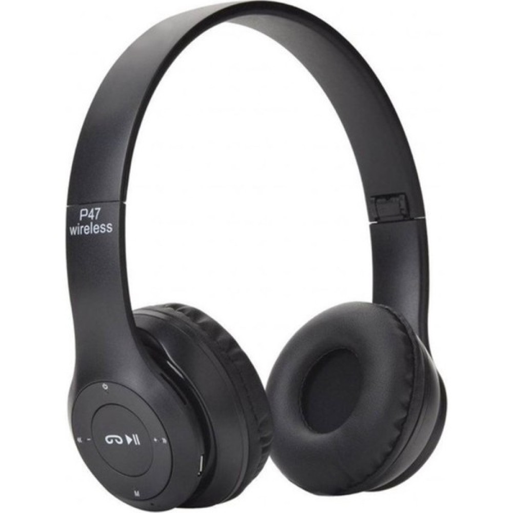P47 Siyah Renk Wireless Kulaklık Cep Telefonu Aksesuarı Fiyatı