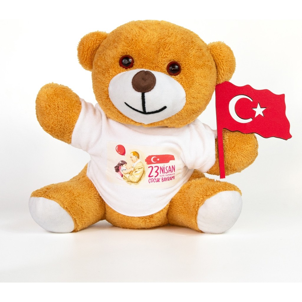 Pababo 23 Nisan Kutlu Olsun Tişörtlü & Bayraklı Sevimli Ayıcık Giyim & İç Giyim Fiyatı