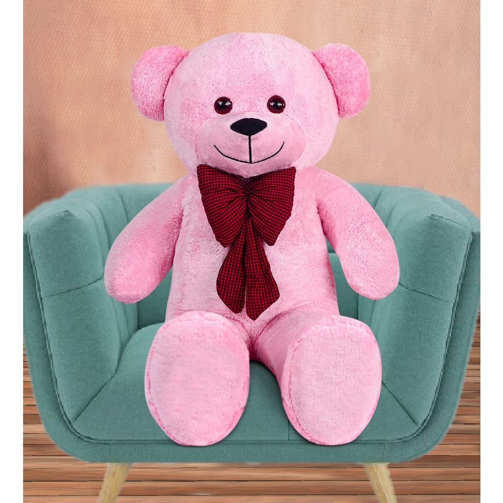 Pababo 90 cm Papyonlu AYICIK(%100 Yerli) - Pembe Peluş Oyuncaklar Fiyatı