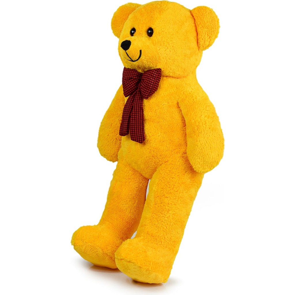 Pababo 90 cm Papyonlu AYICIK(%100 Yerli) - Sarı Peluş Oyuncaklar Fiyatı