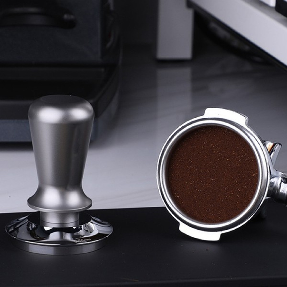 Pabiflo Constant Pressure Coffee Tamper 58MM Espresso Distributor Stainless Steel Force Powder Hammer Coffee Tools (Yurt Dışından) - Gümüş Elektrikli Mutfak Aletleri Aksesuarı Fiyatı