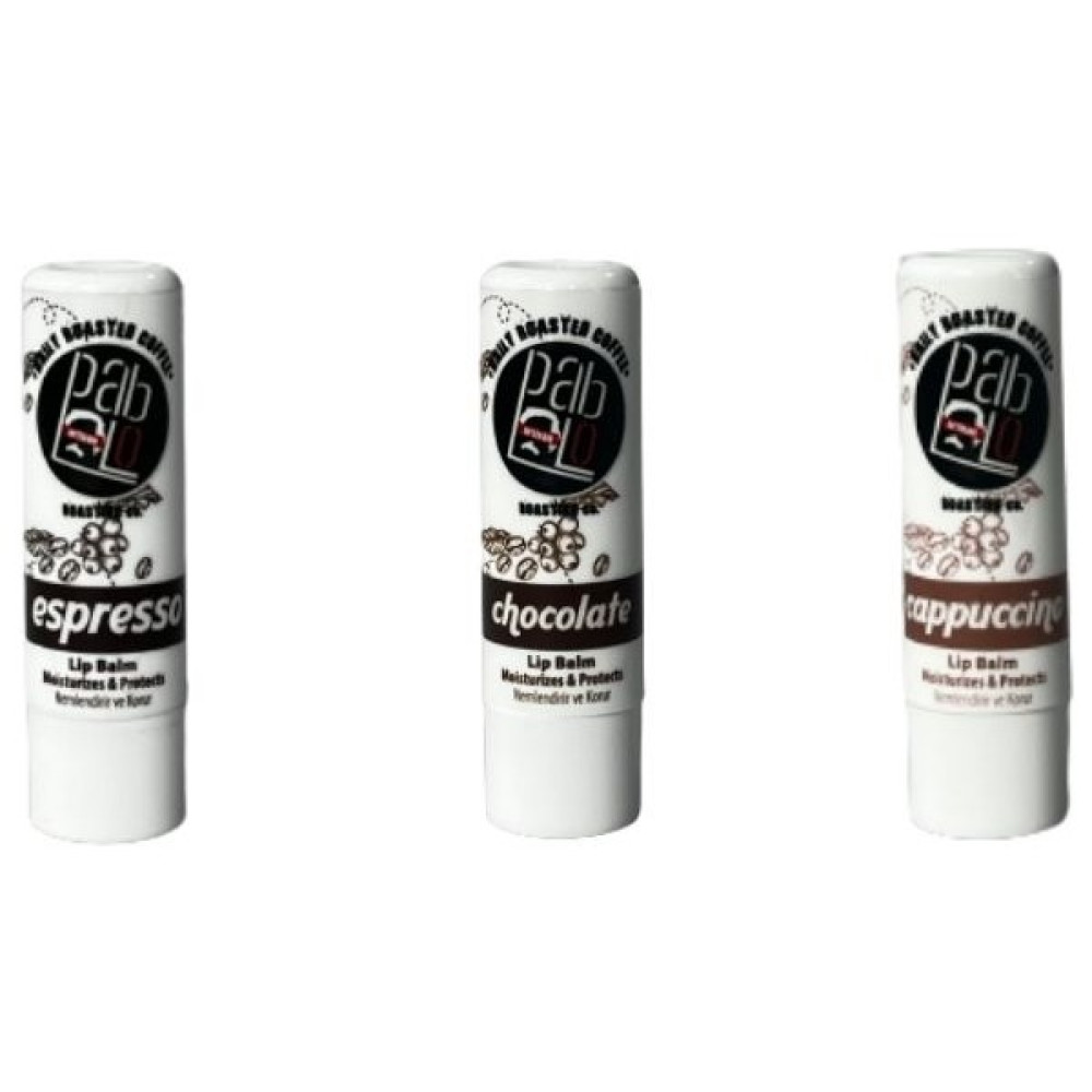 Pablo Artisan Coffee Üçlü Set – Chocolate, Cappuccino ve Espresso Lip Balm Seti Rujlar & Dudak Parlatıcıları Fiyatı