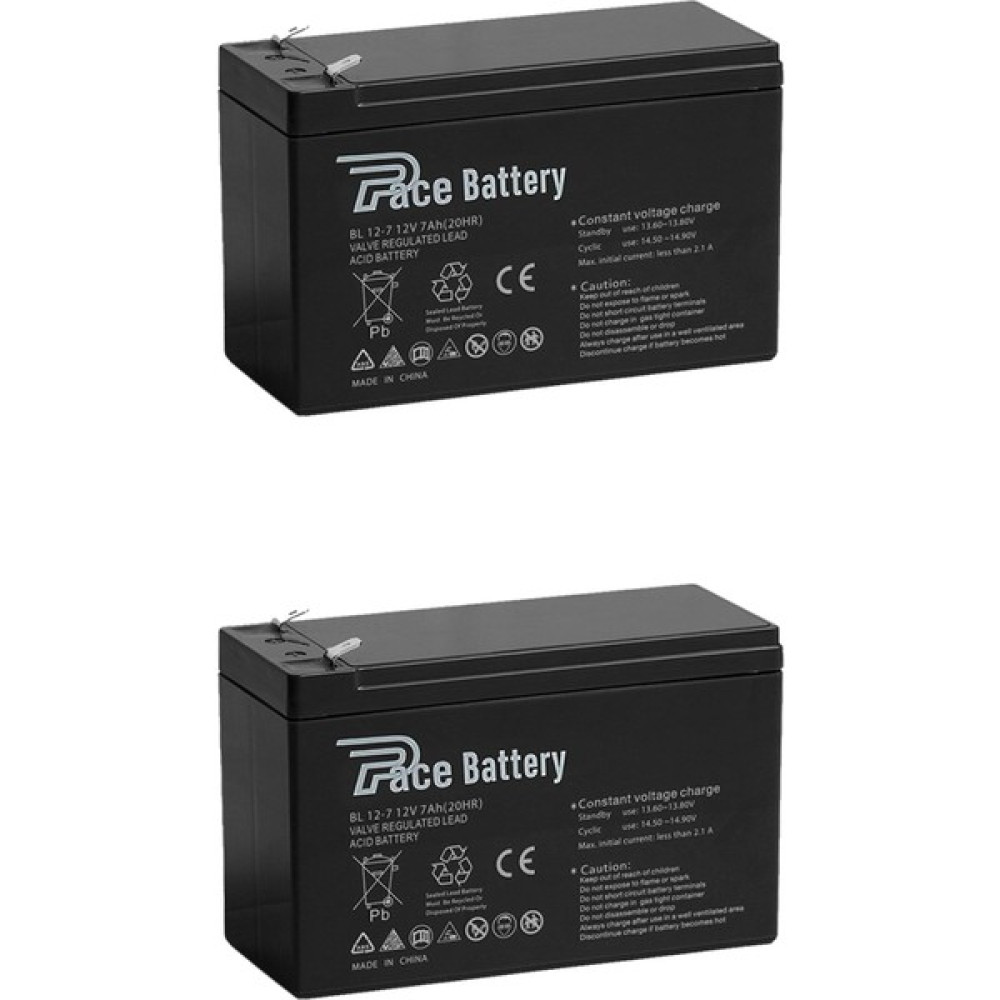 Pace Enerji 2 Adet Pace Enerji 12V 7AH Bakımsız Kuru Akü 12 Volt 7 Amper 2023 Üretim - TOPLU AKÜ Kesintisiz Güç Kaynakları (UPS) Fiyatı