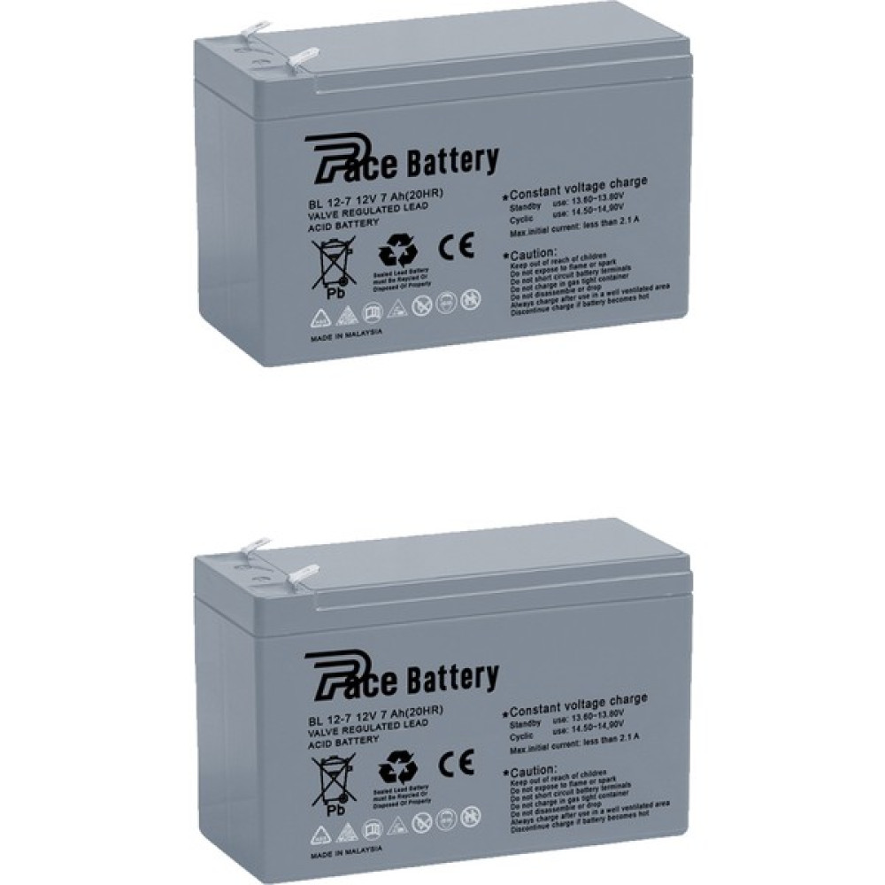 Pace Enerji 2 Adet Pace Enerji 12V 7AH Gri Bakımsız Kuru Akü 12 Volt 7 Amper 2023 Üretim Kesintisiz Güç Kaynakları (UPS) Fiyatı
