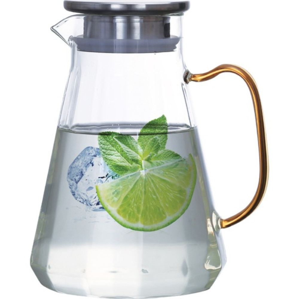 Paçi 1500 ml. Metal Kapaklı Renkli Gaby Cam Sürahi Sürahi Fiyatı