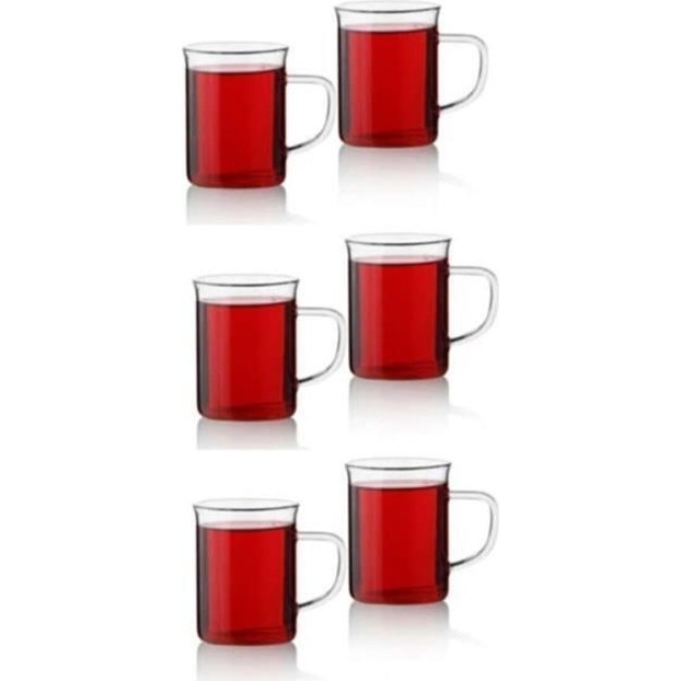 Paçi 6'lı Isıya Dayanıklı Cam Bardak 200 ml CAM-400289 Fincan / Bardak / Kahve Takımı Fiyatı