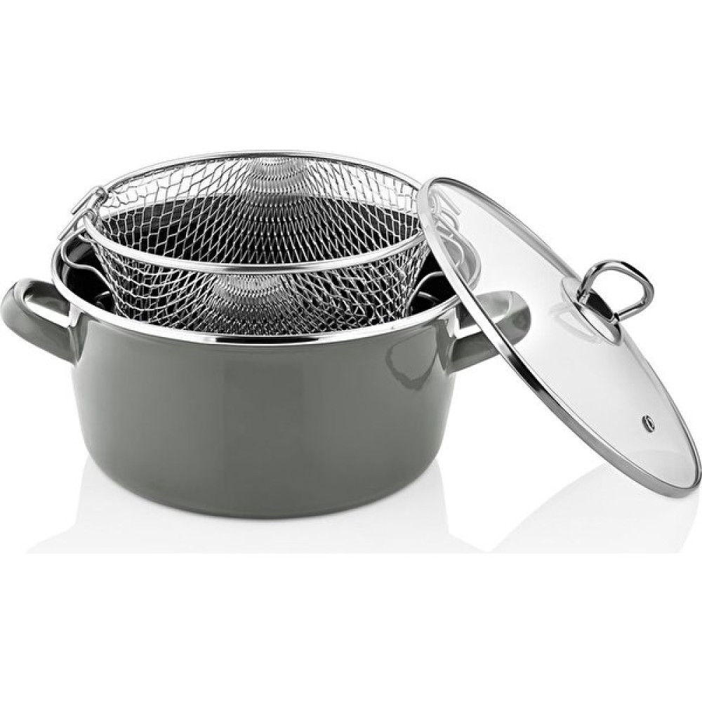 Paçi Betty Antrasit Gri Kızartma Tenceresi 22 Cm 4.5 Lt Tencereler Fiyatı