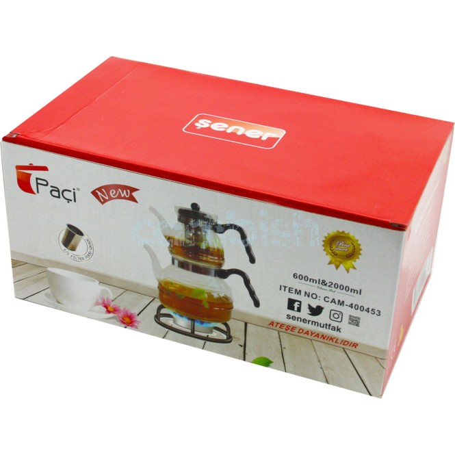 Paçi Cam Çaydanlık Takımı Çay / Çaydanlık Setleri Fiyatı