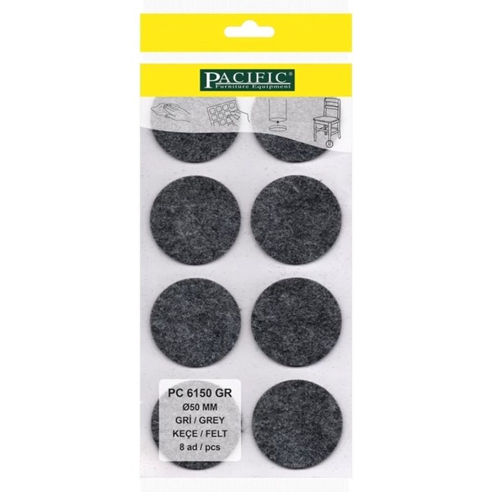 Pacific Gri Yapışkanlı Keçe (Ø 50 mm) Oto Boyaları Fiyatı