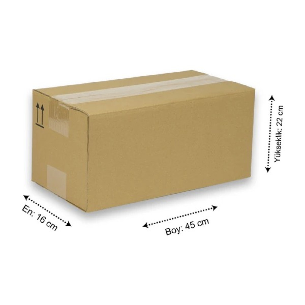 Pack Moree Çift Oluklu Koli 45 x 16 x 22 Kraft 5.3 Desi 30 Adet Oto Boyaları Fiyatı
