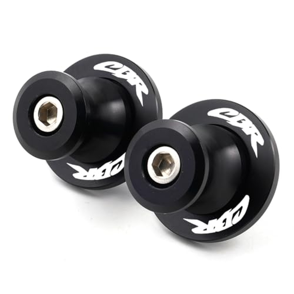 Pack of 2 Motorcycle Swing Arm Spools For HONDA CBR600RR CBR1000RR CBR 600 900 1000 RR CBR900RR CBR954RR CBR250R CBR400RR CBR400F Accessories, M8 Swingarm Slider Stand Paddock Screw (Black)