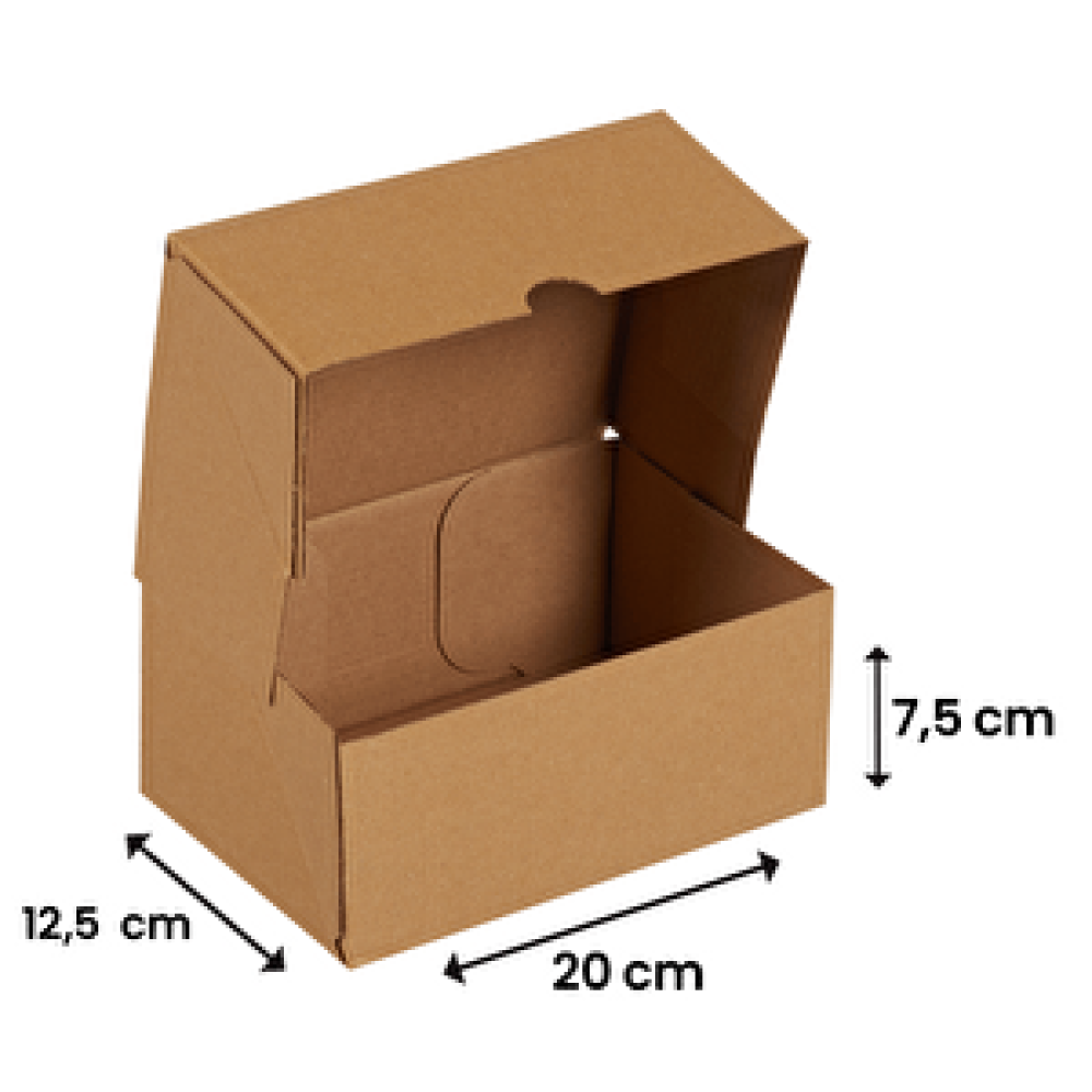 Packanya 20x12,5x7,5-50 Adet Kesimli Karton Kutu - Internet Ve Kargo Kutusu 50 adet Posta Kutusu Fiyatı