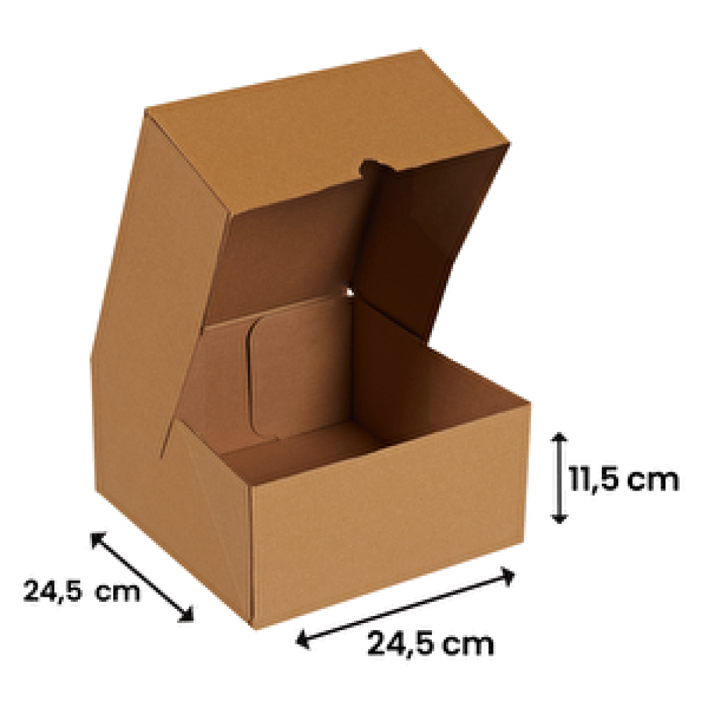 Packanya 24,5x24,5x11,5-200 Adet Kesimli Karton Kutu - Internet Ve Kargo Kutusu 200 Adet Posta Kutusu Fiyatı