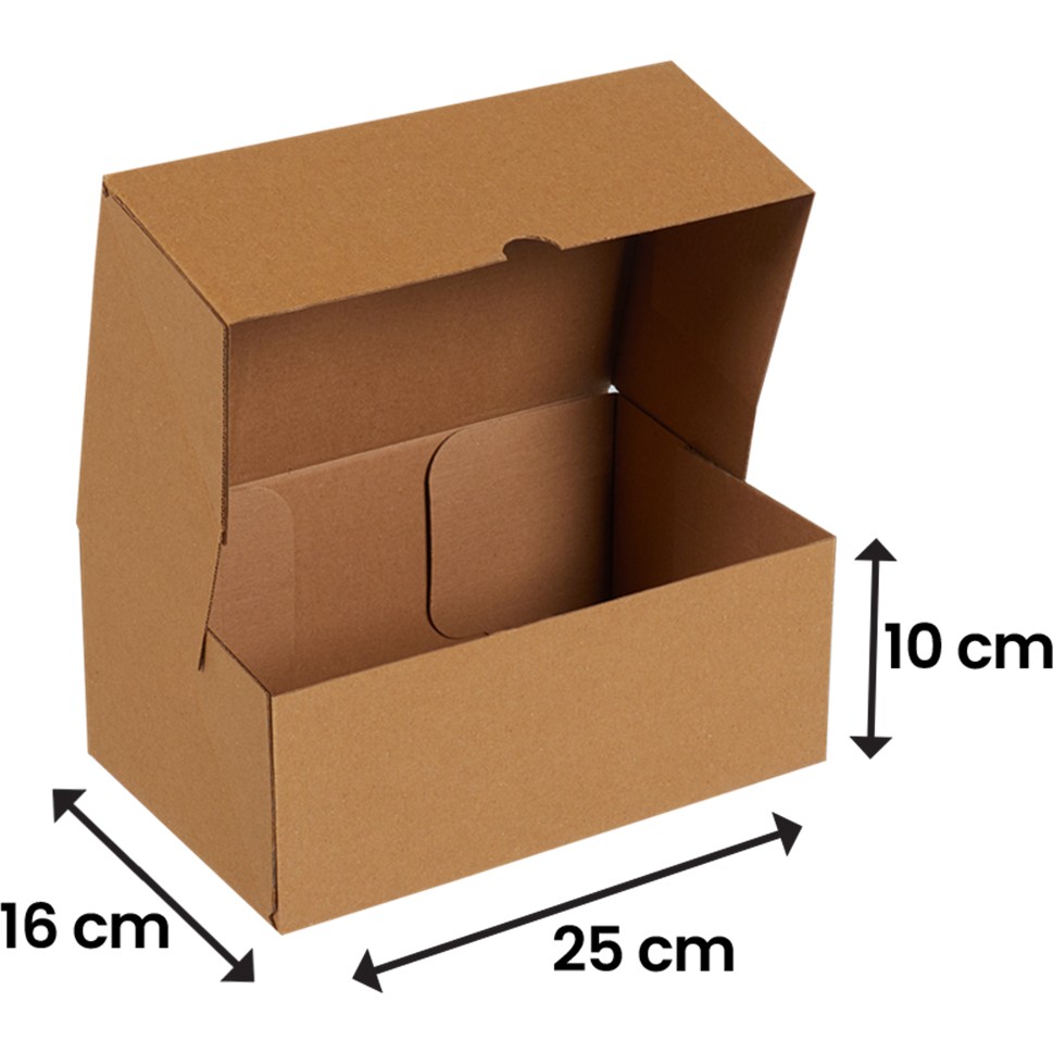Packanya 25x16x10-50 Adet Kesimli Kutu - Internet ve Kargo Kutusu - 50 Adet Diğer Fiyatı