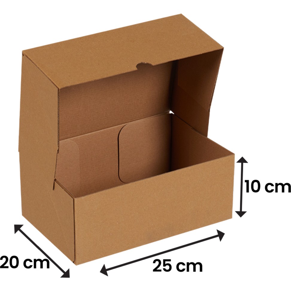 Packanya 25x20x10-50 Adet Kesimli Kutu - Internet ve Kargo Kutusu - 50 Adet Diğer Fiyatı