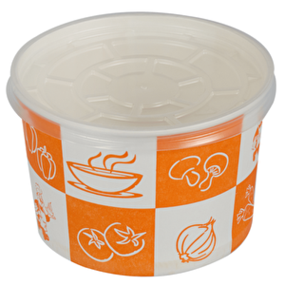 Packanya Kapaklı Çorba Kasesi 16 Oz - 500 Adet 500 Adet Kase Fiyatı