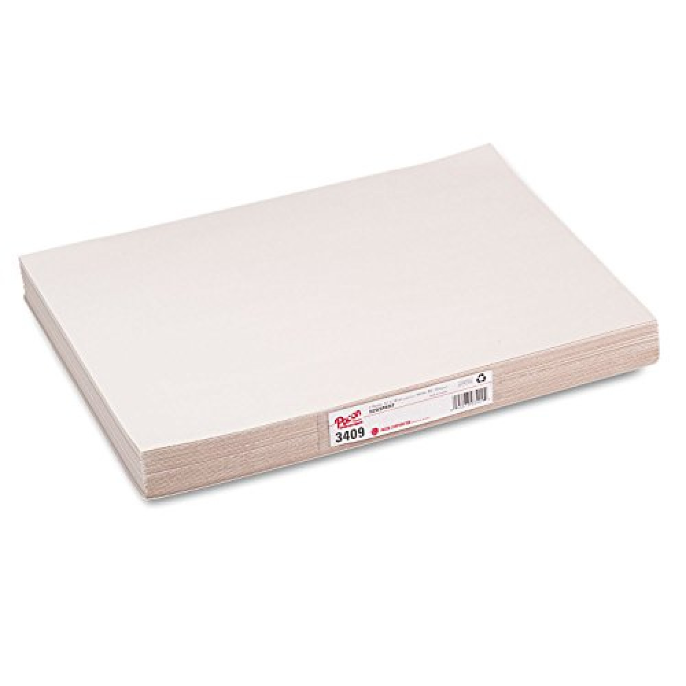 Pacon 3409 White Newsprint, 30 lbs., 12 x 18, White, 500 Sheets/Pack