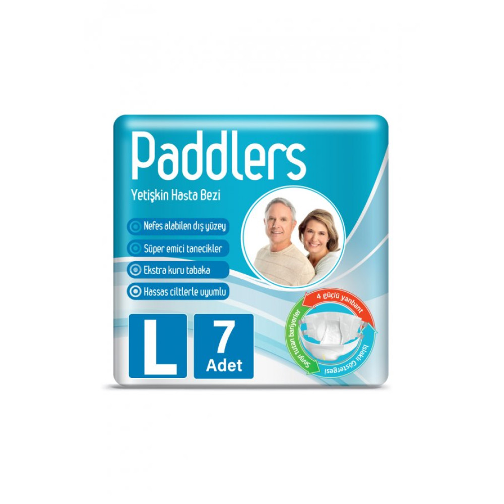 Paddlers Yetiskin Bantli Bez Large 7 Adet Hasta Bezleri ve Temizliği Fiyatı