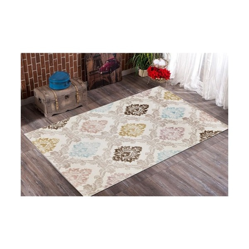 Padişah Halı Duru DR024 060 Kesme Halı Yolluk - 120 x 500 cm - Krem Yolluk Fiyatı