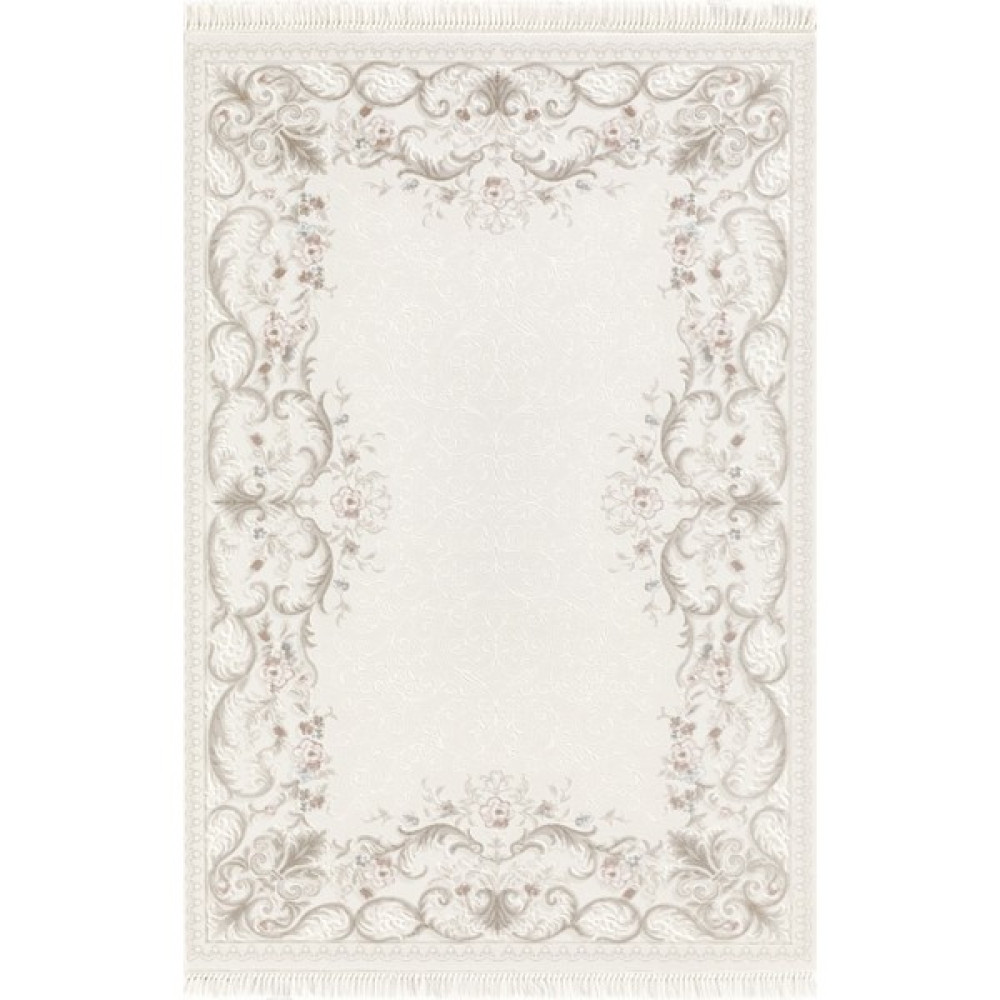 Padişah Halı Gül Bahçe 14509 060 - 170 x 250 cm - Beyaz Salon Halısı Fiyatı