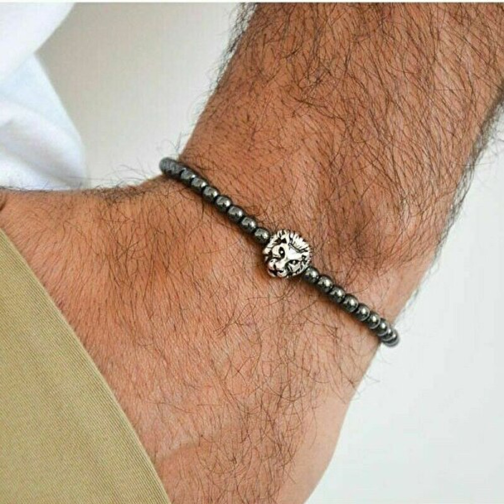 Padore Accessory Erkek - Aslan Detay, Şık Tasarım Elegant Doğal Taş Bileklik | Handmade Saat ve Bileklik Aksesuarı Fiyatı