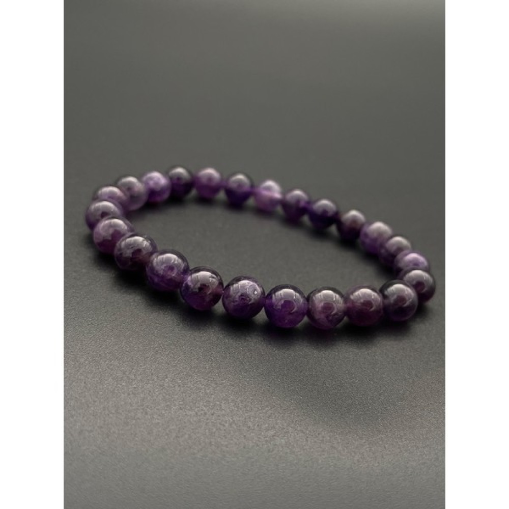 Padore Accessory Unisex Ametist Doğal Taş Bileklik Handamde - Mor Saat ve Bileklik Aksesuarı Fiyatı