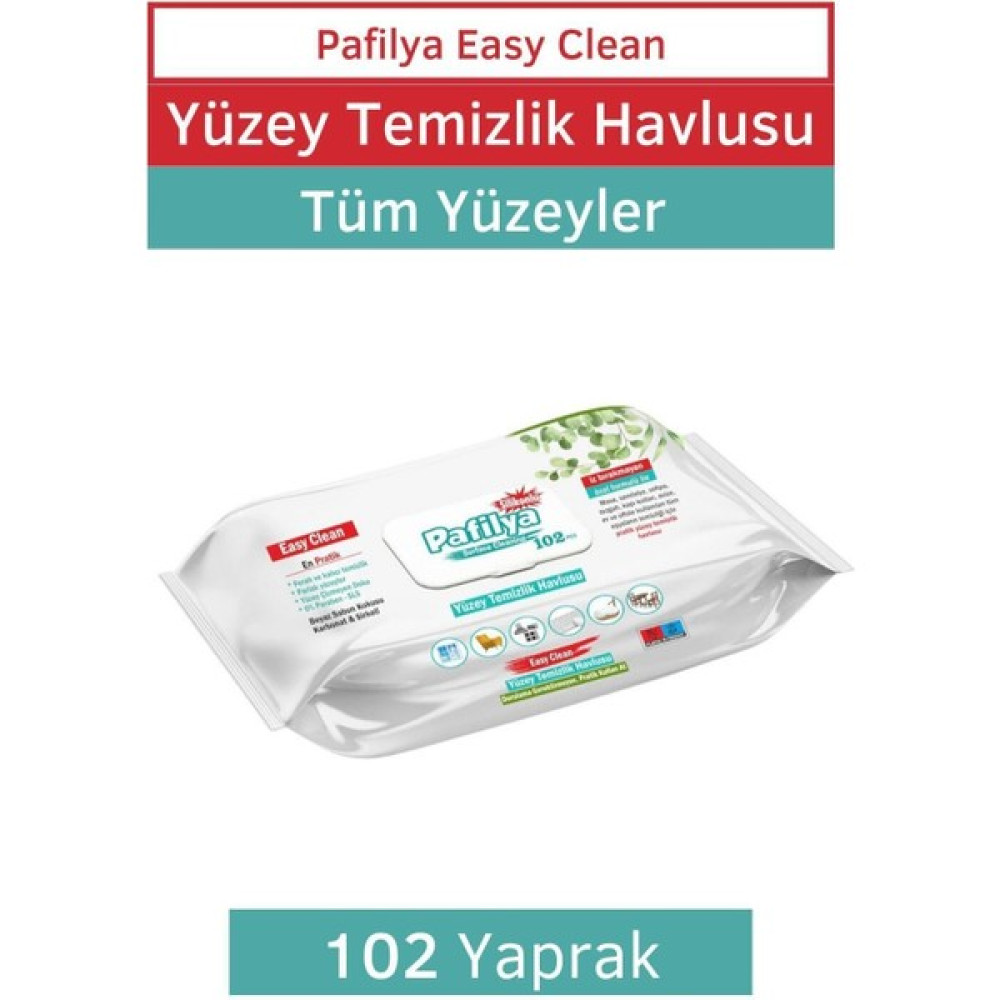Pafilya Easy Clean Yüzey Temizlik Havlusu 1X102 (102 Yaprak) Oto Boyaları Fiyatı