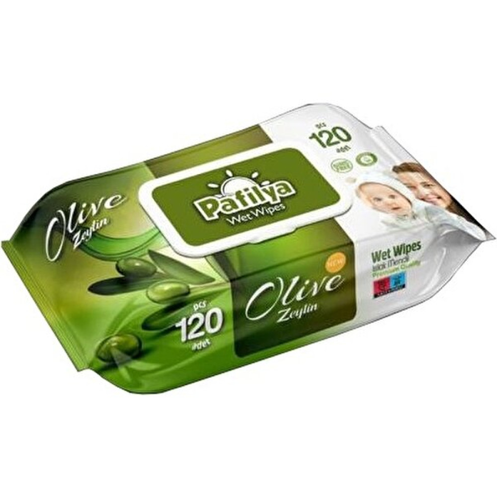 Pafilya Islak Havlu Mendil 120 Yaprak Zeytin Tekli Plastik Kapaklı Bebek Bakım Fiyatı