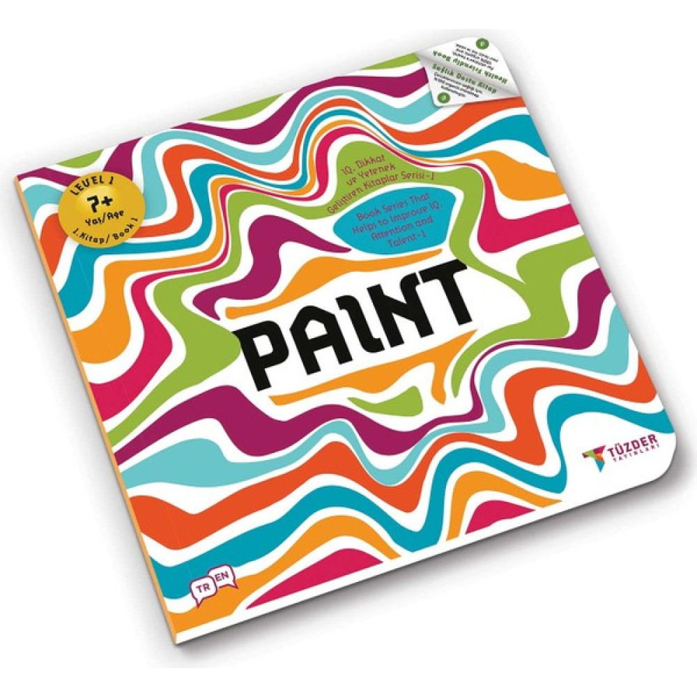 Paint 7+ Yaş Level 1 - IQ Dikkat ve Yetenek Geliştiren Kitaplar Serisi 1 Zeka Geliştirici Kitaplar Fiyatı