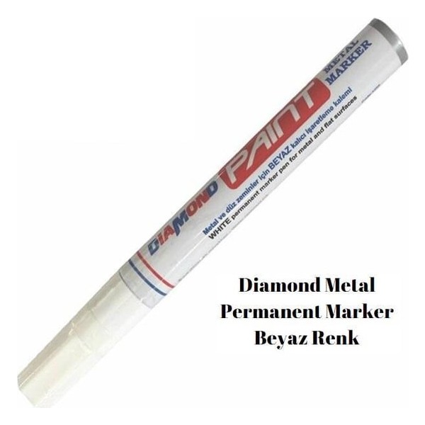Paint Marker Beyaz 2-4mm Uç Kalınlığı 12Lİ Paket Keçe Uçlu Kalem Fiyatı