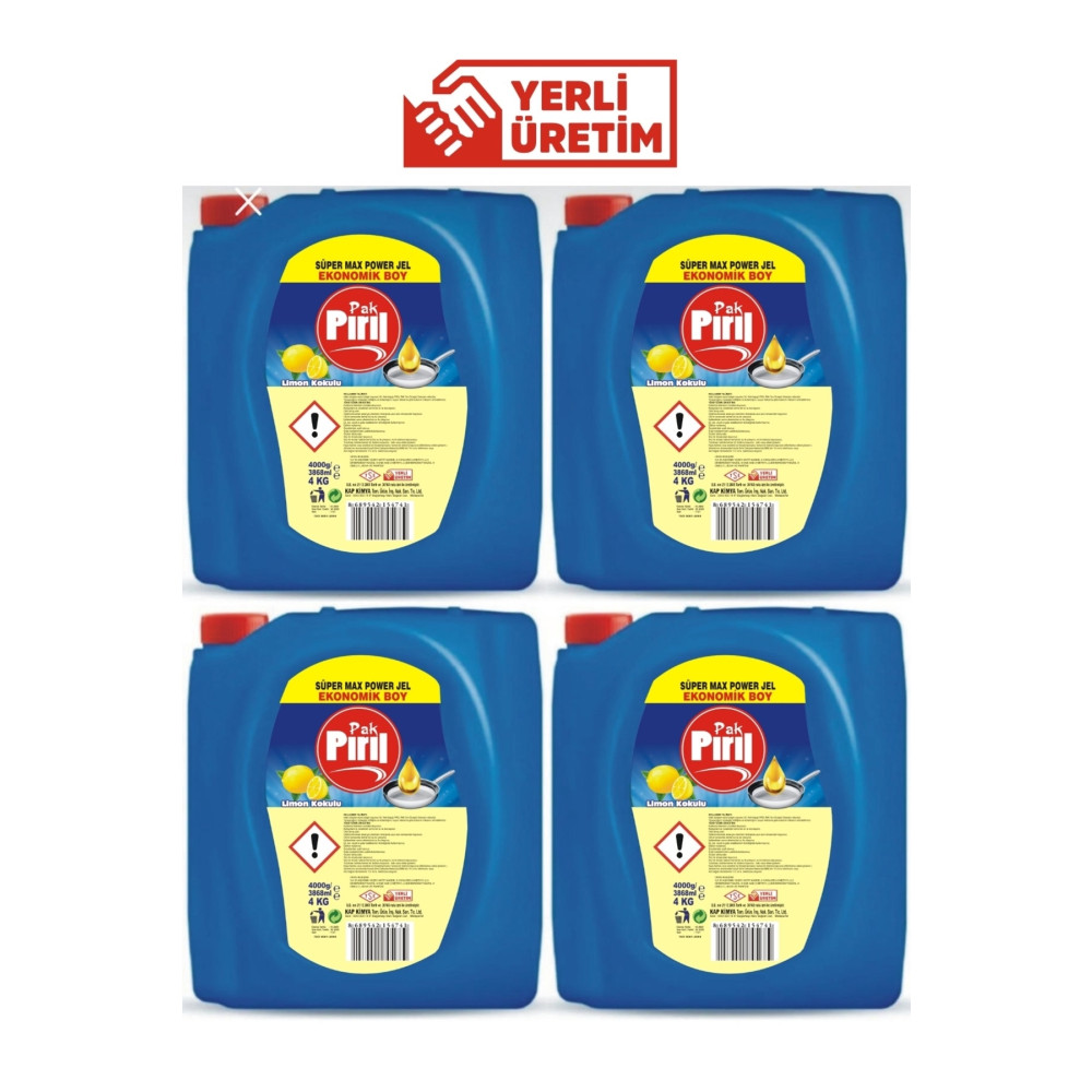 pak pırıl 4kgx4 16 Kg Bulaşık Yıkama Fiyatı