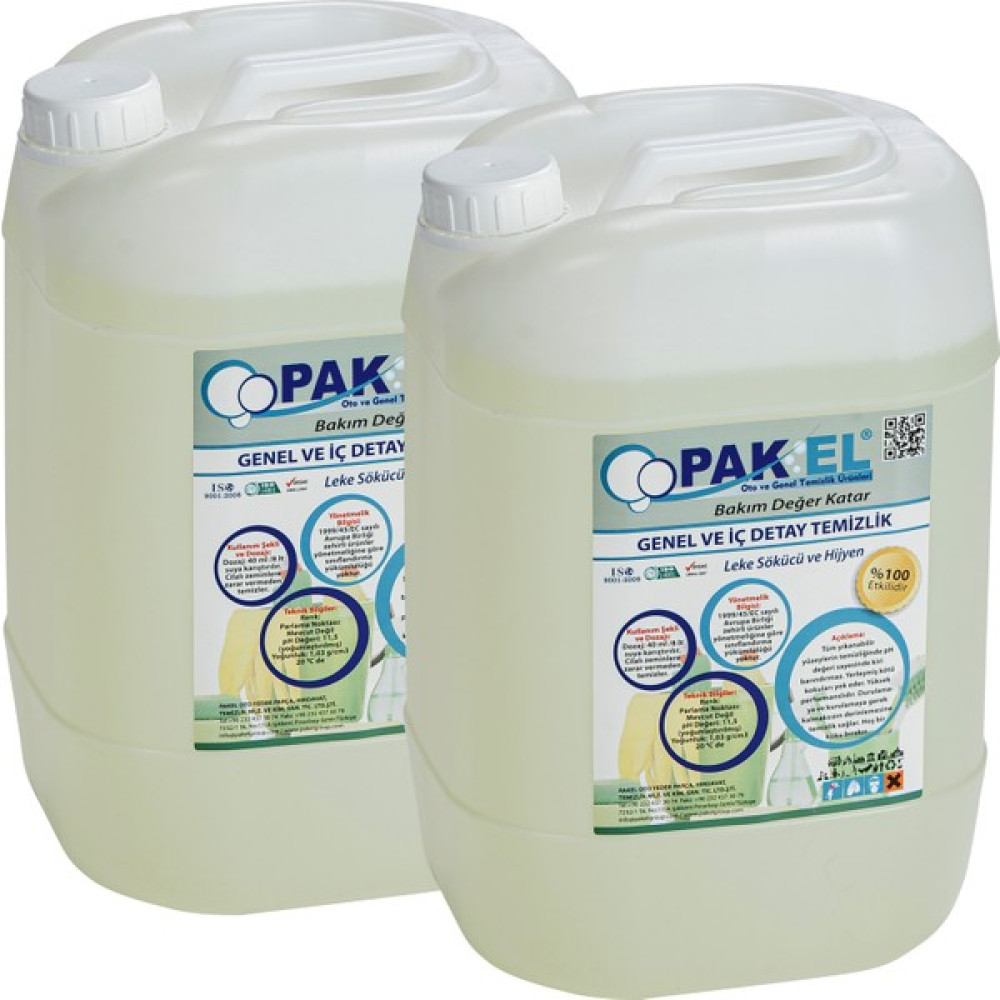 Pakel Genel ve İç Detay Temizlik 10 Kg - 2'li Paket Oto Boyaları Fiyatı