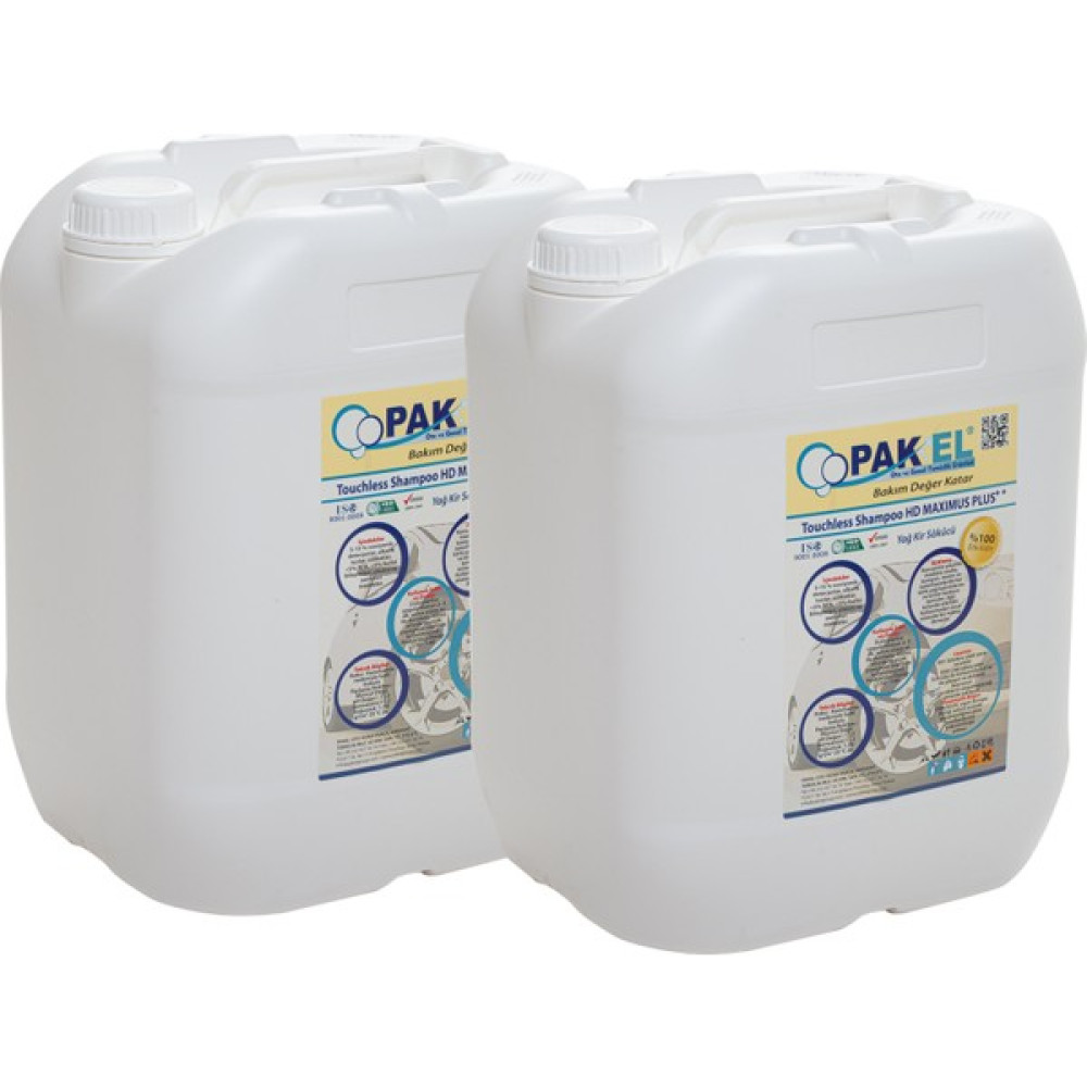 Pakel HD II Maximus 20 Kg - Oto Şampuanı, Yağ Kir Sökücü - 2'li Paket Oto Yıkama Ürünleri Fiyatı