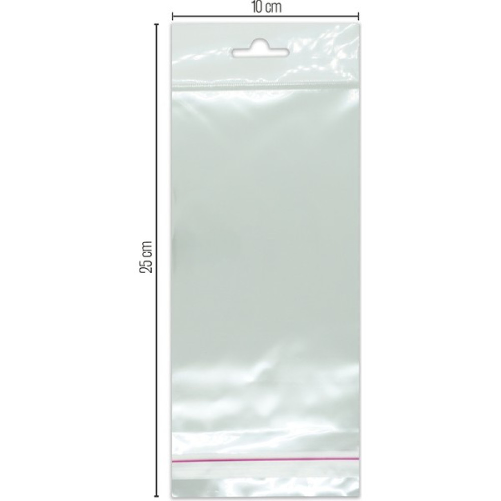 Paketleme Tezgahı - 10X25 cm Sedefli Askılı (Askı Kısmı Beyaz) Bantlı Opp (Parlak-Şeffaf) Jelatin 1000 Adet Ofis Makineleri (Araçları) Fiyatı