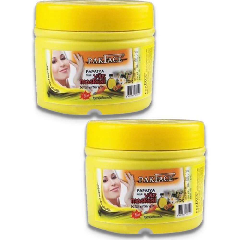 Pakface 2 Adet Pakface Papatya Özlü Kil Maskesi 250 gr Maskeler Fiyatı