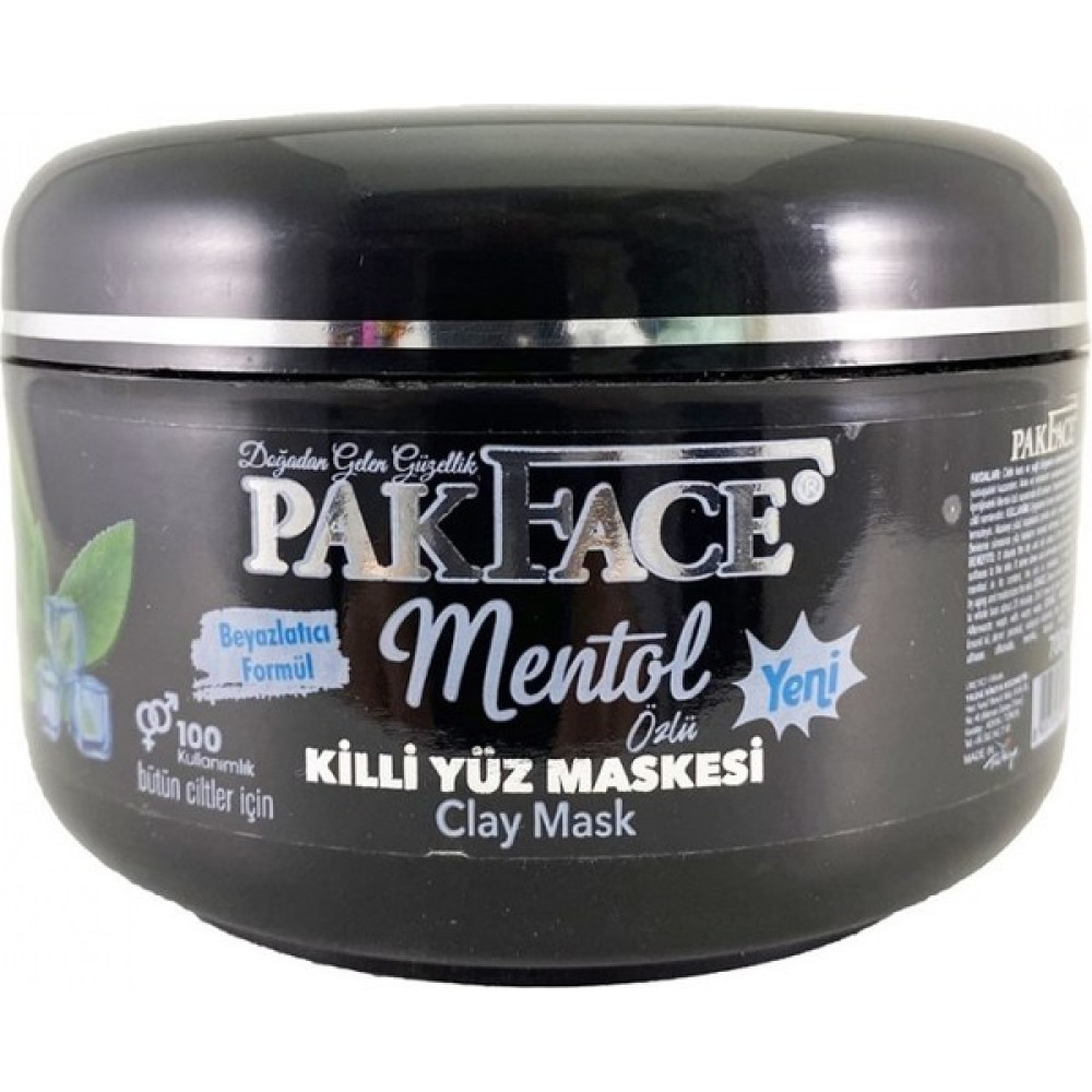 Pakface Killi Yüz Maskesi Mentol Özlü 700 gr Maskeler Fiyatı