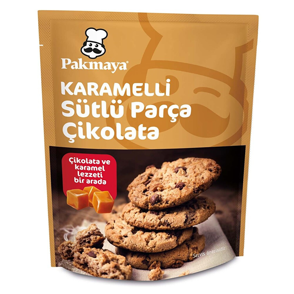 Pakmaya Karamelli Sütlü Parça Çikolata 70 g Tatlı ve Pasta Malzemeleri Fiyatı