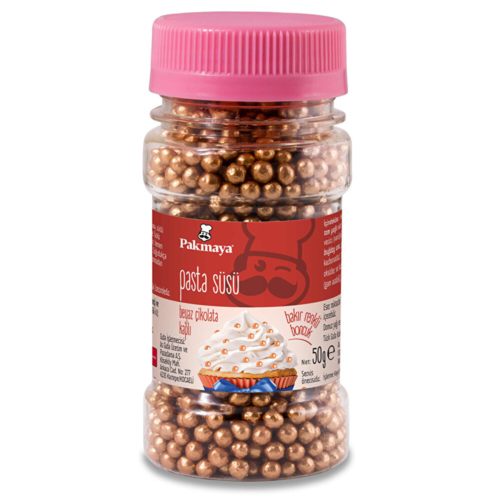 Pakmaya Pasta Süsü Bakır Boncuk 50 G Tatlı ve Pasta Malzemeleri Fiyatı