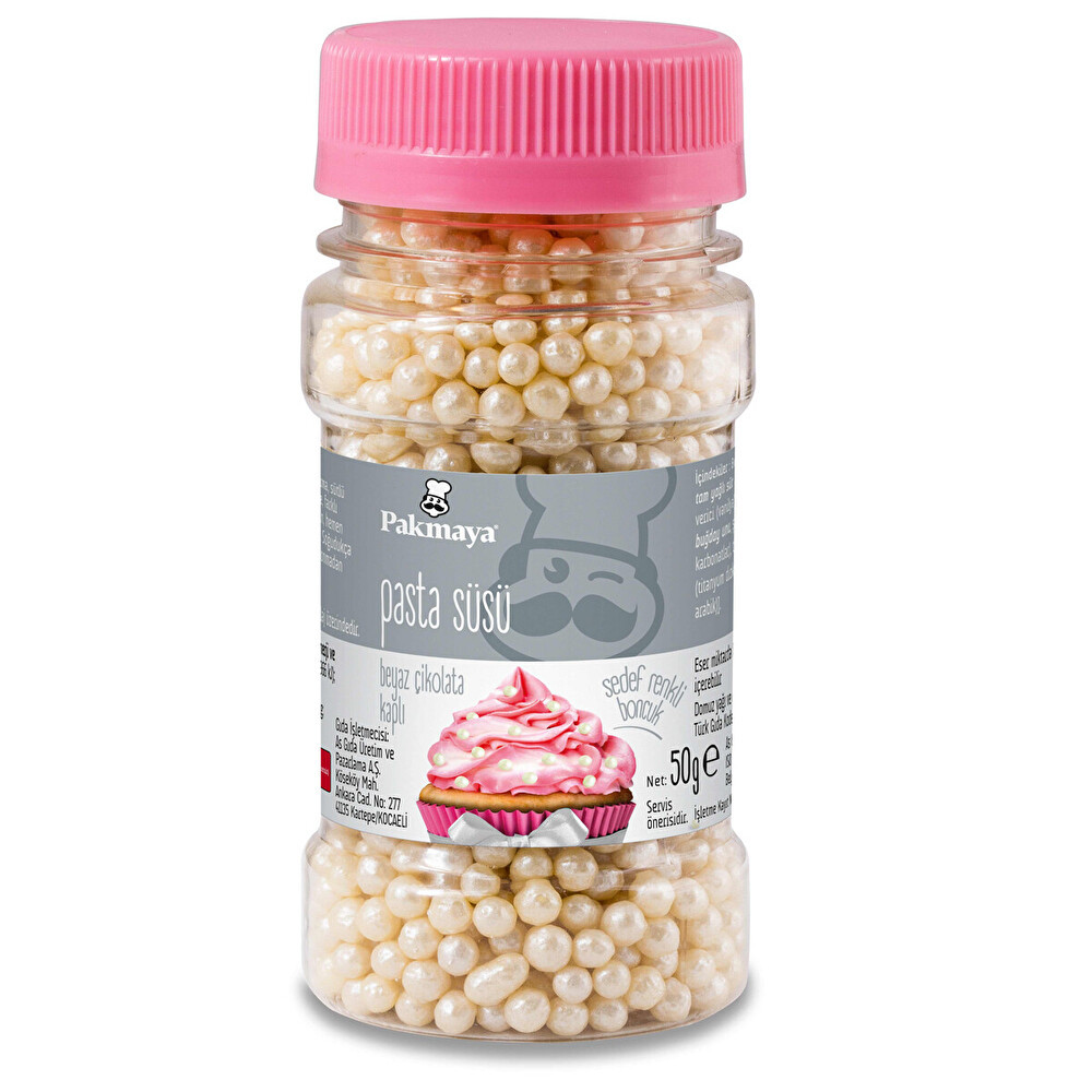 Pakmaya Pasta Süsü Sedef Boncuk 50 G Tatlı ve Pasta Malzemeleri Fiyatı