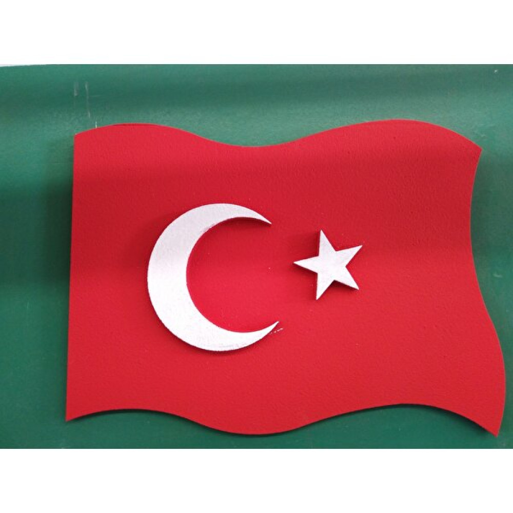 Pakpiyer Türk Bayrağı Köpük Dekor Strafor Motif Boyalı Boya Malzemeleri Fiyatı