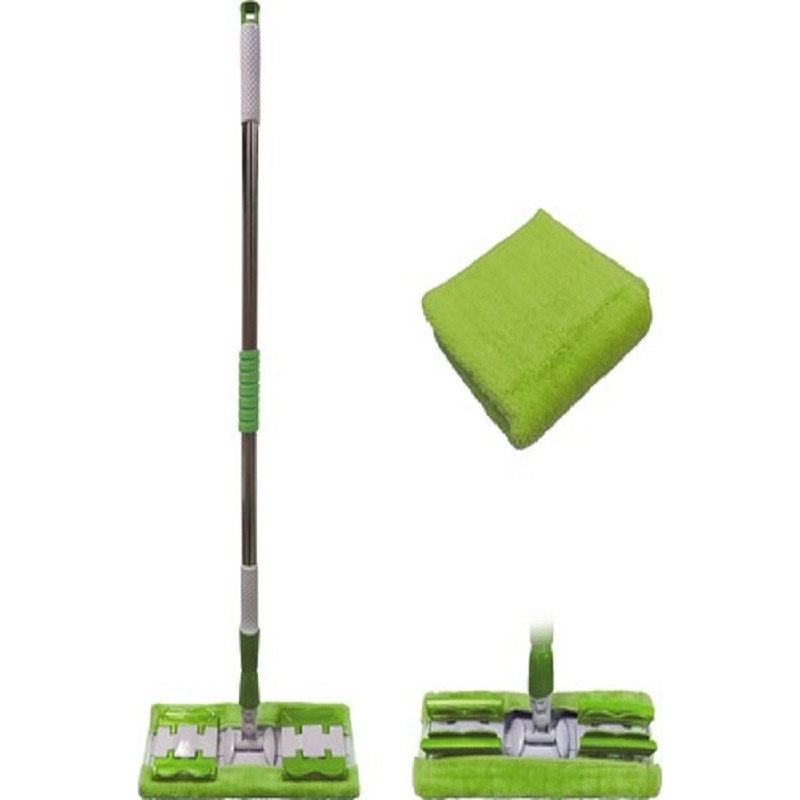 Paksoy Ticaret Sihirli Mop Istediğin Bezi Tak Kullan Teleskopik Saplı +1 Yedek - Yeşil Diğer Fiyatı